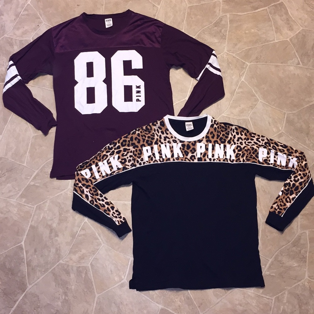 PINK long sleeve Tee’s